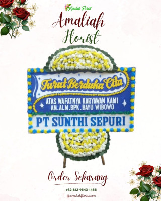 Papan Bunga Duka di Sendangadi